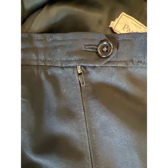 Paul Stuart Made in Italy Black Pleated Skirt - Vintage - Picture 7 of 7